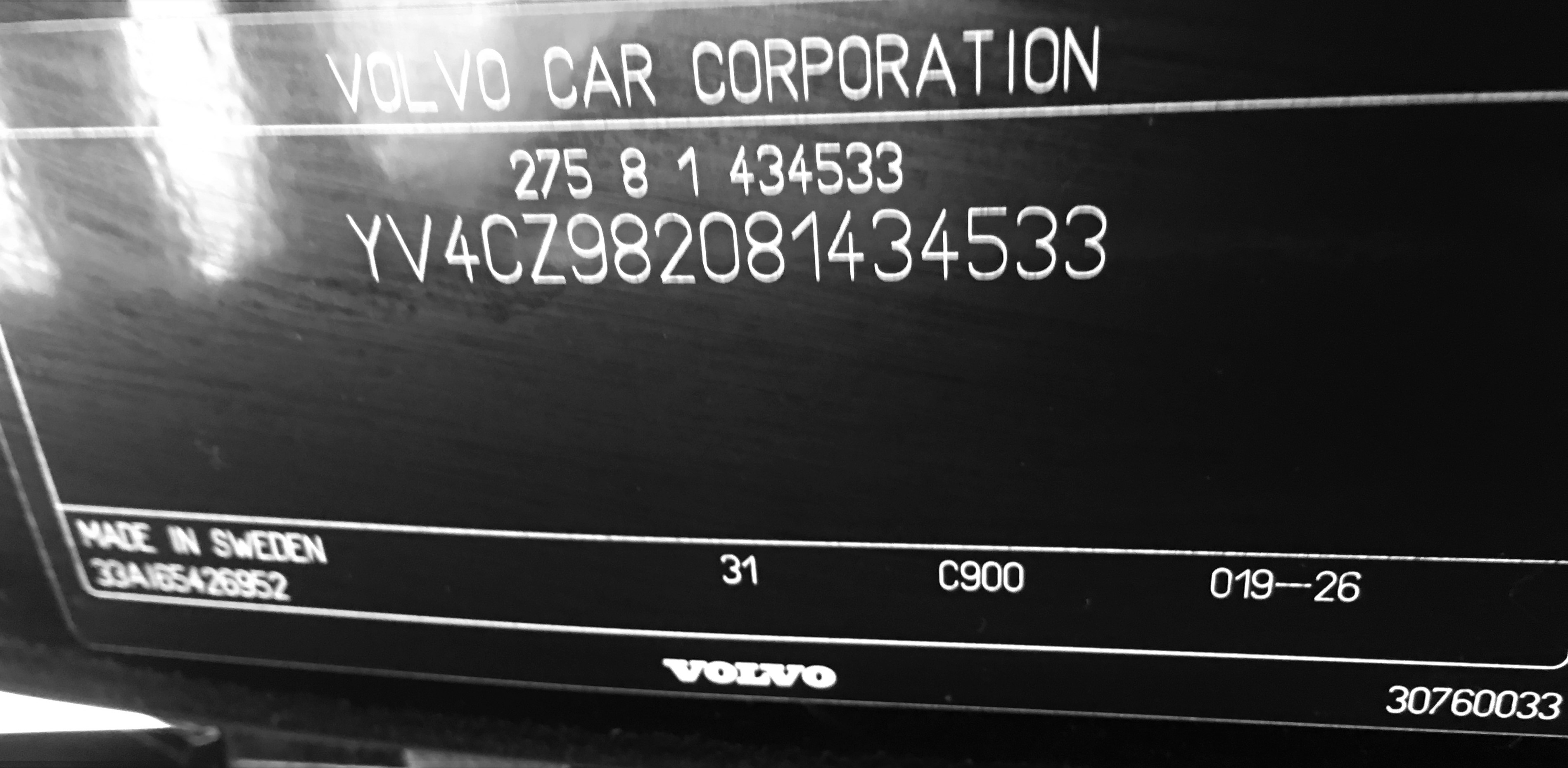 Vin Decoding/Finding out what my XC90 Is Equipped with