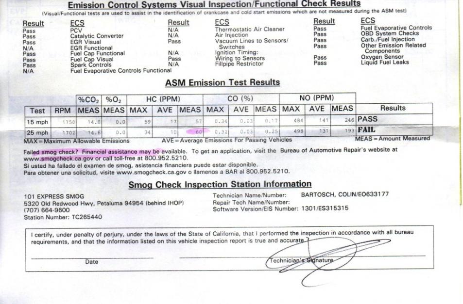 California Smog Test Fail Page 2 Volvo Forums Volvo Enthusiasts Forum