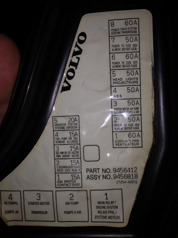 Where is the Fuel Pump Relay? - Volvo Forums - Volvo ... 2002 engine diagram 